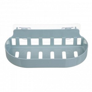 VETTA Classic Полка настенная овальная, пластик, 22x10x3 см, оливковый