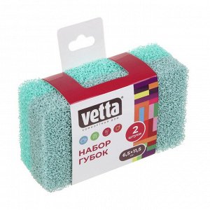 VETTA Набор губок, 2 шт, силикон, 6,5х11,5 см