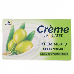 Крем-мыло твердое Cr?me by AQUATEL Олива, 90гр