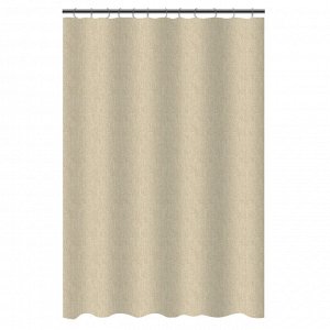 VETTA Шторка для ванной, с утяжелителем, полиэстер, 80 г/м2, 180x180 см, Однотон текстурный, 2 диз,