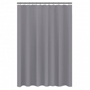 VETTA Шторка для ванной, с утяжелителем, полиэстер, 80 г/м2, 180x180 см, Однотон, 3 диз, 621