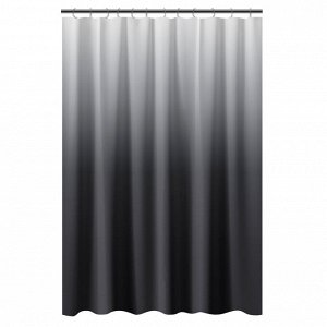 VETTA Шторка для ванной, ПЕВА, 80 г/м2, 180x180 см, Градиент, 3 диз, 620