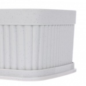 Коробка с крышкой VELVET, 150х115х70мм, 0,9л, цв белый