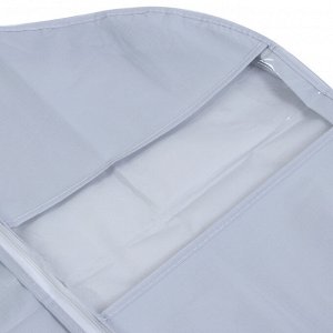 VETTA Чехол для хранения одежды с боковым расширением, ПЕВА, ПВХ, 120x60x10 см