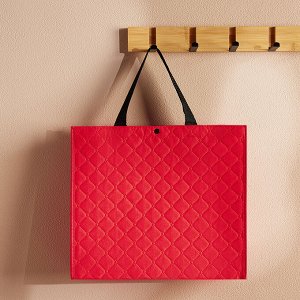 VETTA Сумка хозяйственная трехслойная, 34х40х12,5см, 17л, до 10кг, полиэстер, красная