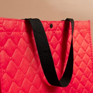 VETTA Сумка хозяйственная трехслойная, 34х40х12,5см, 17л, до 10кг, полиэстер, красная