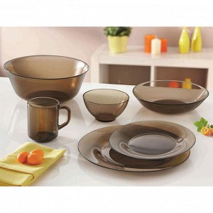 Luminarc Эклипс Амбьянте Салатник 12см, дымчатое стекло, арт. L5174