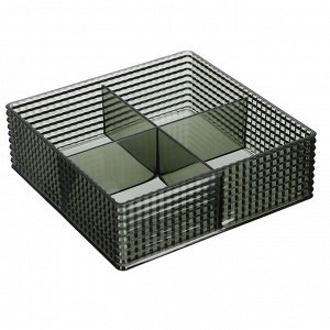 VETTA Органайзер для ванной комнаты, пластик, 16,5x16,5x5,5 см