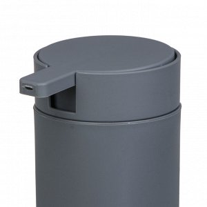 VETTA Дозатор для жидкого мыла, пластик, 350 мл, 14,5x9,5x7 см, серый