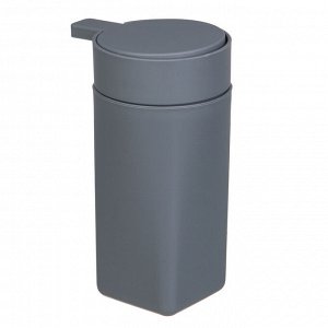 VETTA Дозатор для жидкого мыла, пластик, 350 мл, 14,5x9,5x7 см, серый