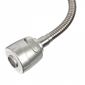 Излив смесителя для кухни, гибкий, 50см, нерж. сталь, EPDM, без гайки