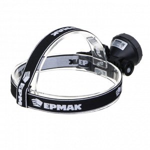 ЕРМАК Фонарь налобный, XH-P50 LED, 3 режима, 2000мАч, 8,3х6х7,3см, USB кабель, пластик