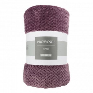 PROVANCE Хейзел Плед микрофибра, 200х220см, 280гр/м, 2 дизайна