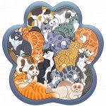 Зоопазл &quot;Кошки&quot; 14 дет. (дерево) арт.8067