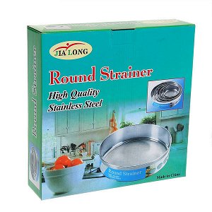 Набор сит из нержавеющей стали Round Strainer, 6 шт