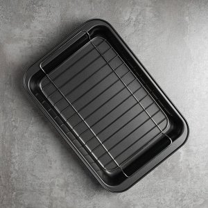 VETTA Противень глубокий с решеткой "Ростер" 37x25x5см SL-2055
