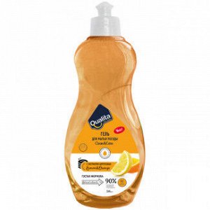 Средство Qualita д/мытья посуды Lemon & Orange флакон 500 мл