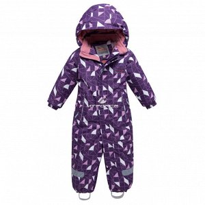 Детский зимний комбинезон фиолетового цвета 8902F