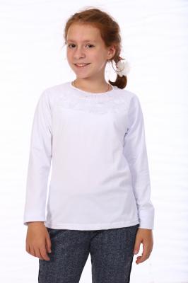 Блузка Характеристики: Состав- хлопок 92%, лайкра 8%
Очаровательная блузка для юных школьниц. Передняя полочка блузки украшена рюшами.
