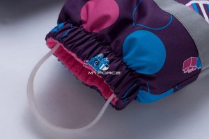 Подростковый для девочки зимний комбинезон фиолетового цвета 8906F