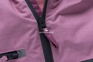 Подростковый для девочки зимний костюм горнолыжный фиолетового цвета 8932F