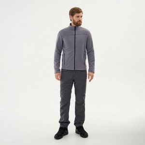 Кофта флисовая мужская серая Deway 300