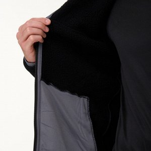 DECATHLON Флисовая кофта мужская черная Deway 100