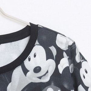 Свитшот + Джоггеры, костюм на флисе "Микки Маус", черный