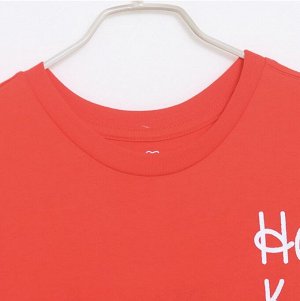 Футболка "Hello Kitty" с двухсторонним принтом, красная