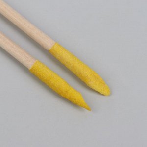 Апельсиновые палочки для маникюра, с абразивным наконечником, 12 см, 10 шт, разноцветные