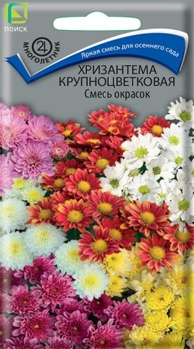 Хризантема крупноцветковая Смесь окрасок (ЦВ) ("М) 0,05гр.