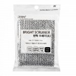 SB &quot;CLEAN&amp;CLEAR&quot; Губка д/мытья посуды №042 &quot;Bright&quot; S (13смх9смх1,5см) мягкая 1шт /400шт/