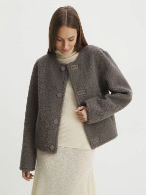 Женская двусторонняя дубленка MAISON DAVID