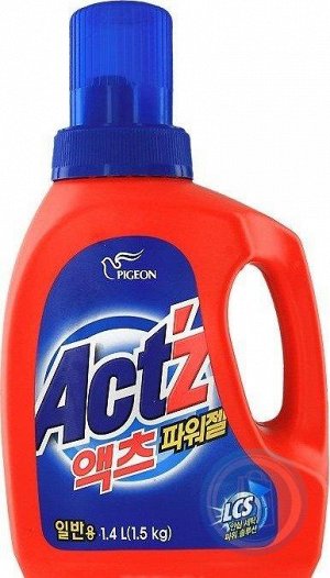 Концентрированный гель "Act’z Deofresh" для стирки белья для машин с вертикальной и горизонтальной загрузкой (для сушки при повышенной влажности) 1,4 л / 8