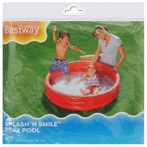 Бассейн надувной Bestway, 122x25 см, от 2 лет, МИКС, 51025
