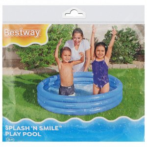 Бассейн надувной Bestway, 122x25 см, от 2 лет, МИКС, 51025