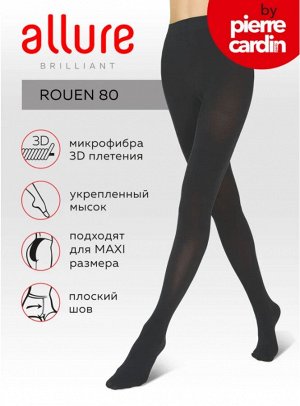 Колготки матовые, с основой из микрофибры, эластичные, бархатистые 80ден