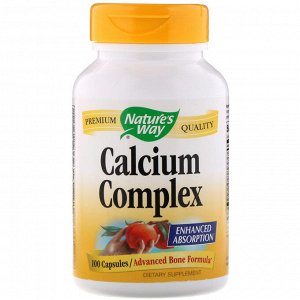 Nature&#x27 - s Way, Calcium Complex, 100 Capsules