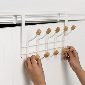 Крючки на дверь подвесные металлические (1 шт, в ассортименте)