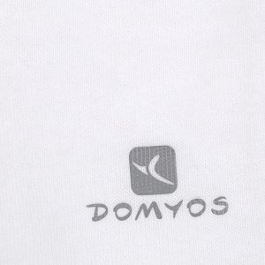 Футболка спортивная детская белая DOMYOS