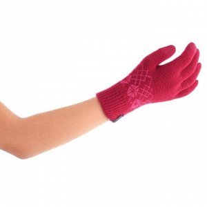 Детские трикотажные перчатки для походов SH100 утепленные   QUECHUA