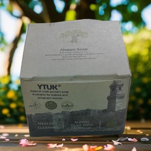 Мыло Алеппское натуральное оливковое YTUK, 200 гр.