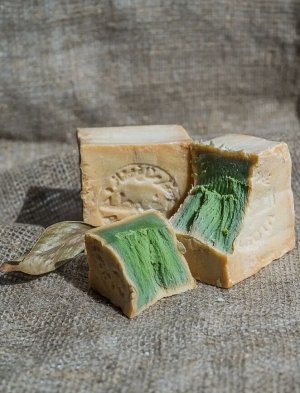 Мыло Алеппское натуральное оливковое YTUK, 200 гр.