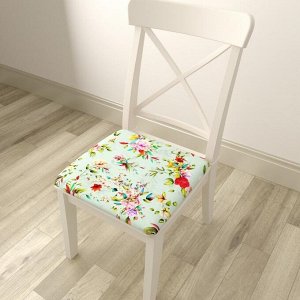 Подушка на стул Цветочный принт 33