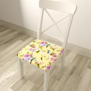 Подушка на стул Цветочный узор 11