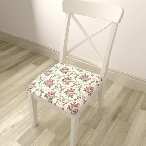 Подушка на стул Цветочный узор 8