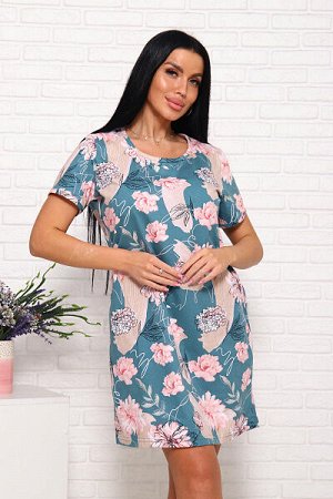 Туника с карманами (00982, оливковый)