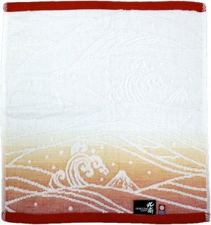 Marushin Katsushika Hokusai Hands Towel - полотенце для рук с картиной «Большая волна в Канагаве»