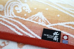 Marushin Katsushika Hokusai Hands Towel - полотенце для рук с картиной «Большая волна в Канагаве»