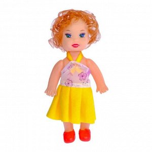 Кукла малышка "Таня" в платье, МИКС